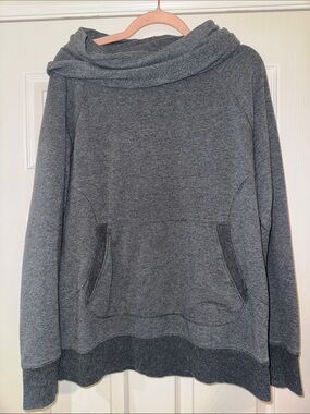 L.L. Bean Women's Gray Cowl Neck Pullover Sweater